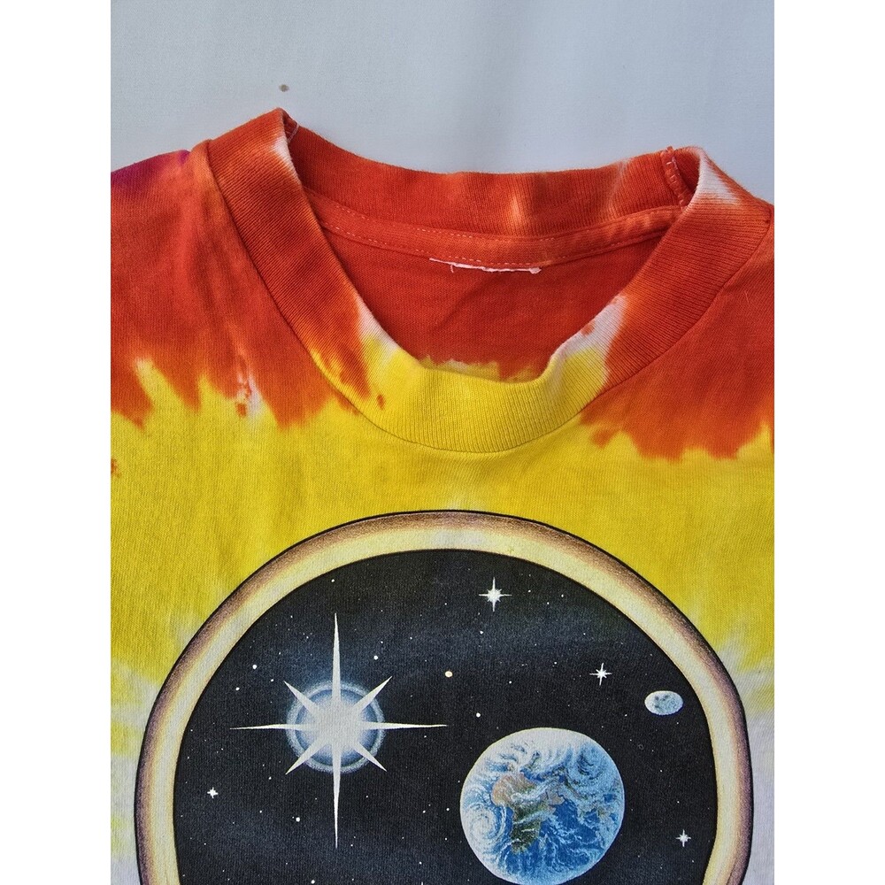 Vintage Grateful Dead Space Your Face T Shirt Liquid Blue 1992 XL - Picture 5 of 10